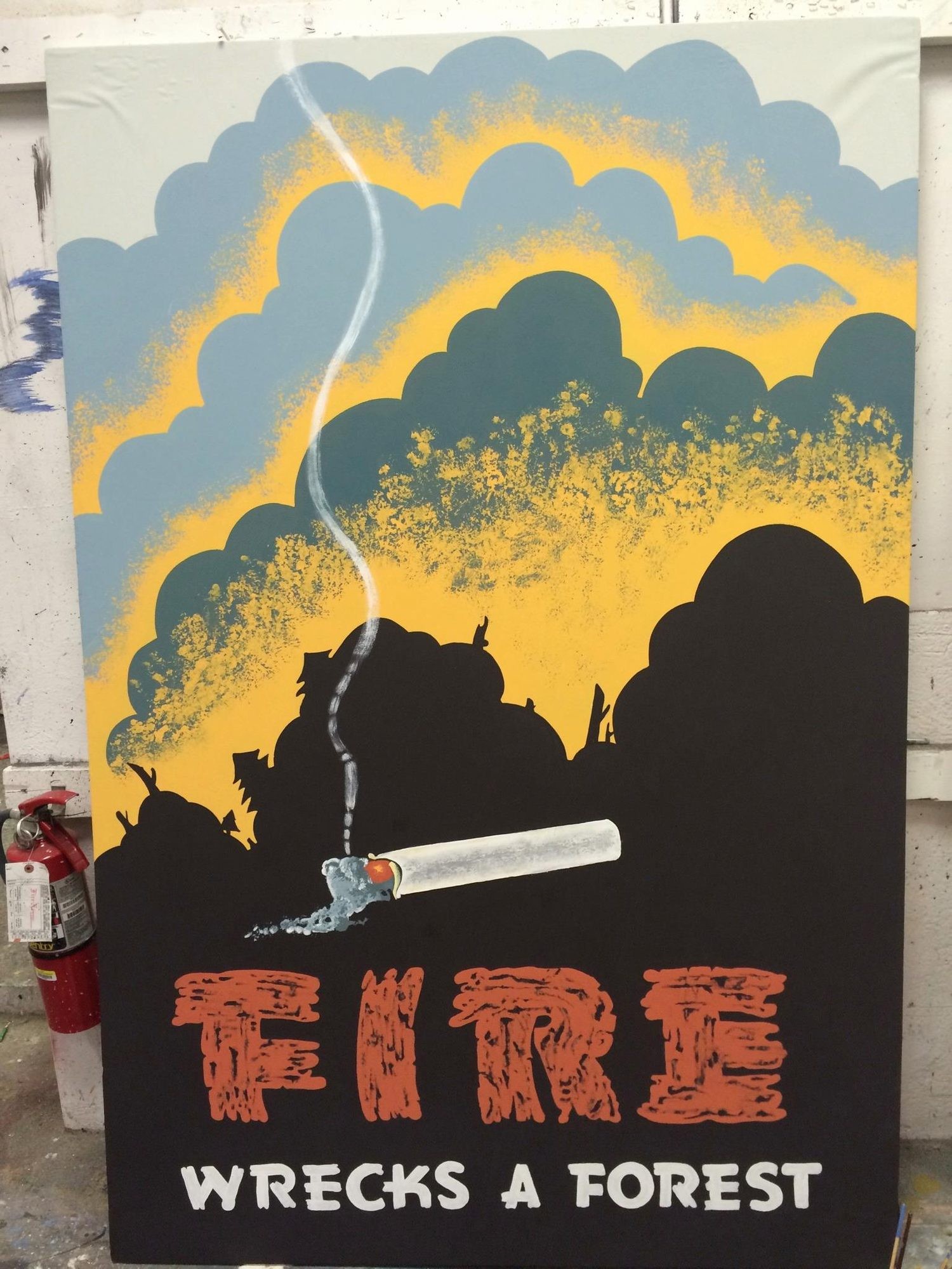 Fire Wrecks a Forest - Personal Work
