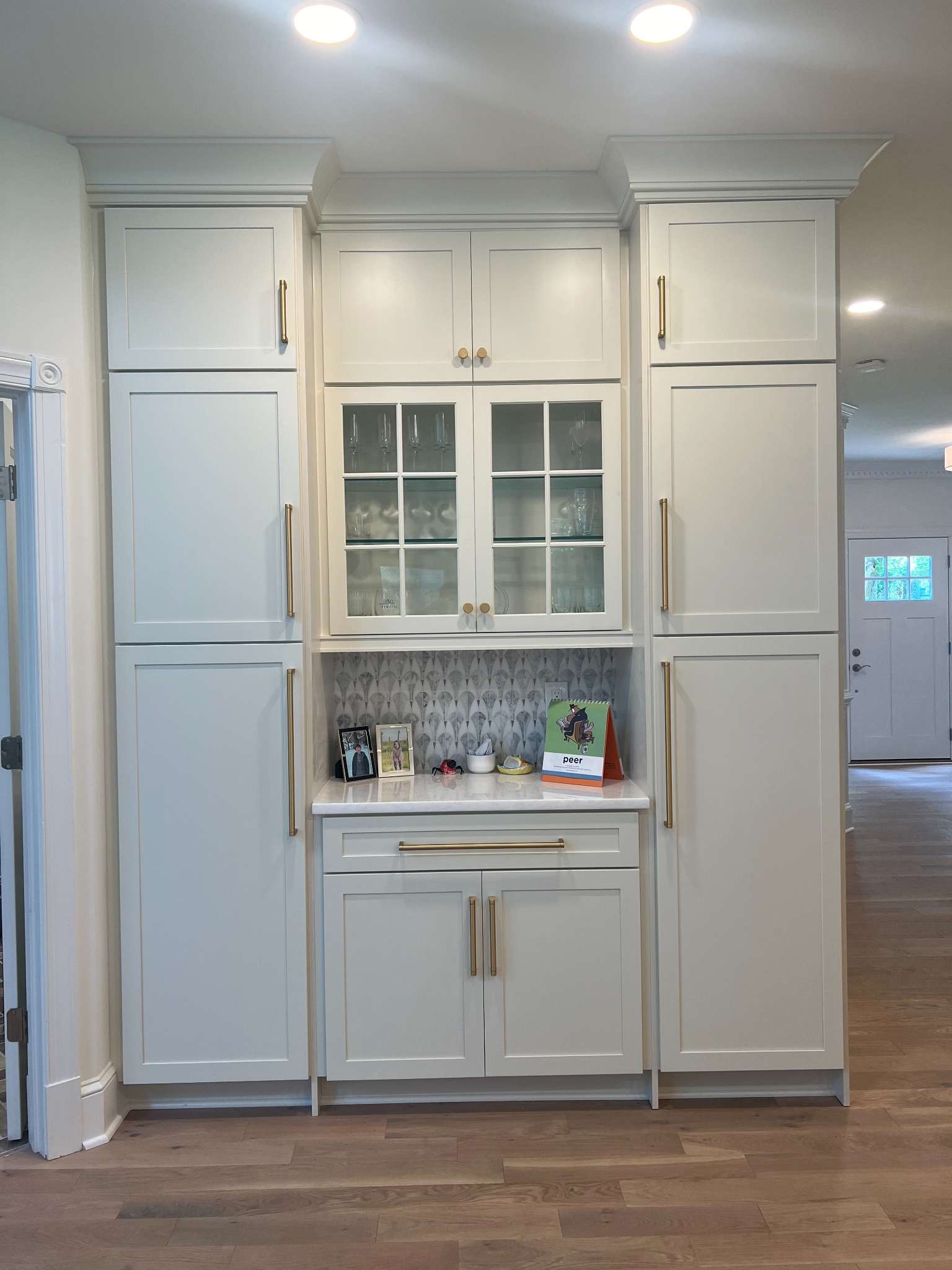 Built-in cabinetry installation